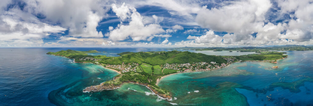 Tartane sur la Presqu'ile de la Caravelle en martinique