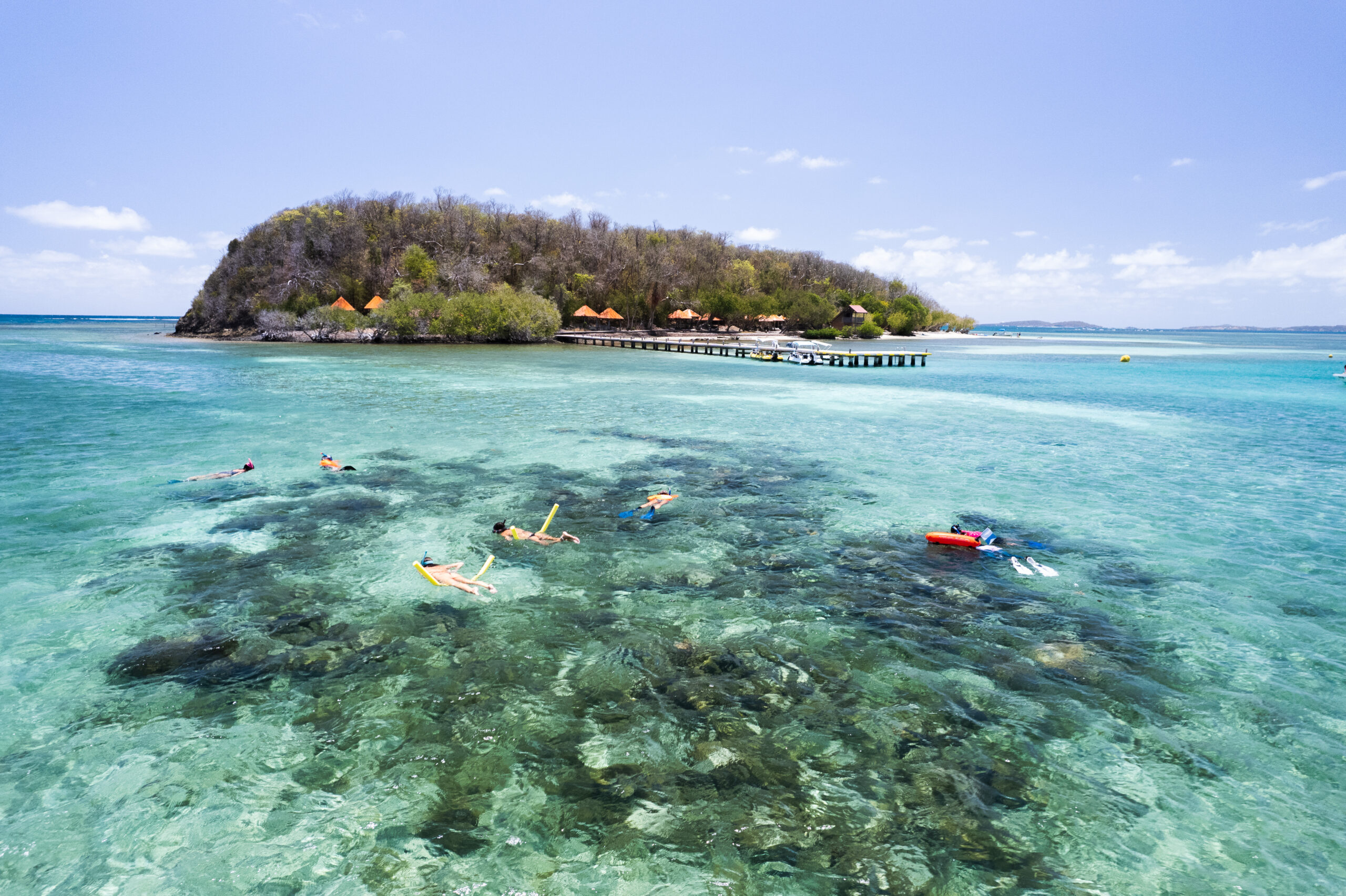 Snorkelling at Islet Madame in Martinique with Dénébola