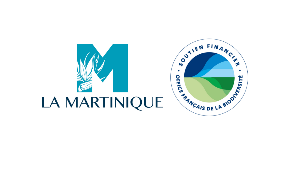 Logotipo del Comité de Turismo de Martinica y de la Oficina Francesa de Biodiversidad