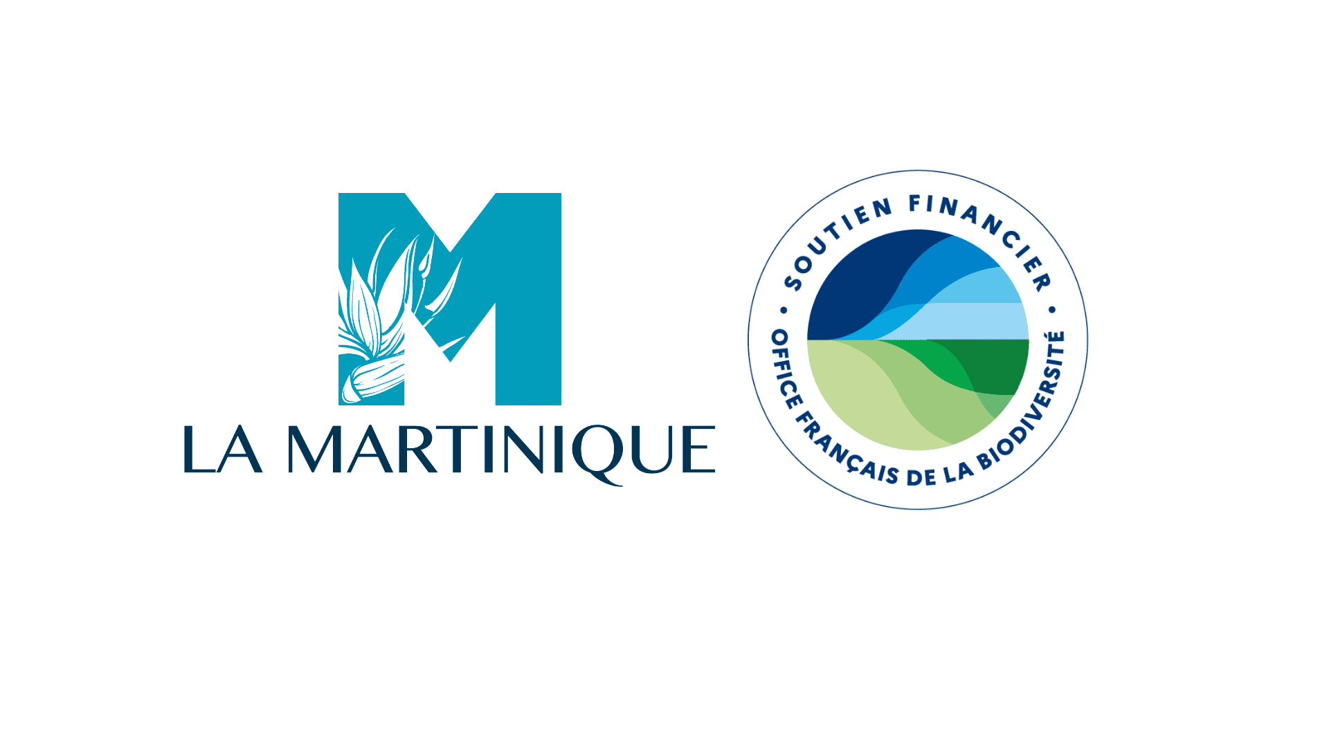 Logo of the Comité Martiniquais du Tourisme and the French Biodiversity Office